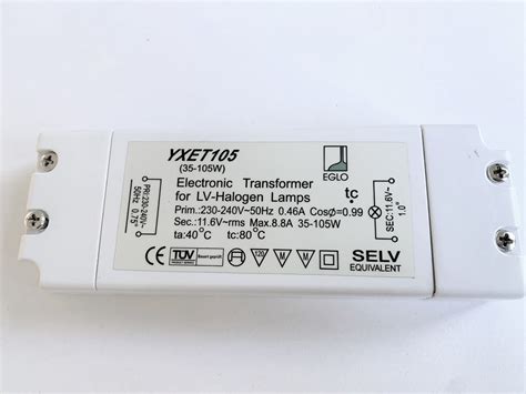 electronic transformer for lv halogen lamps